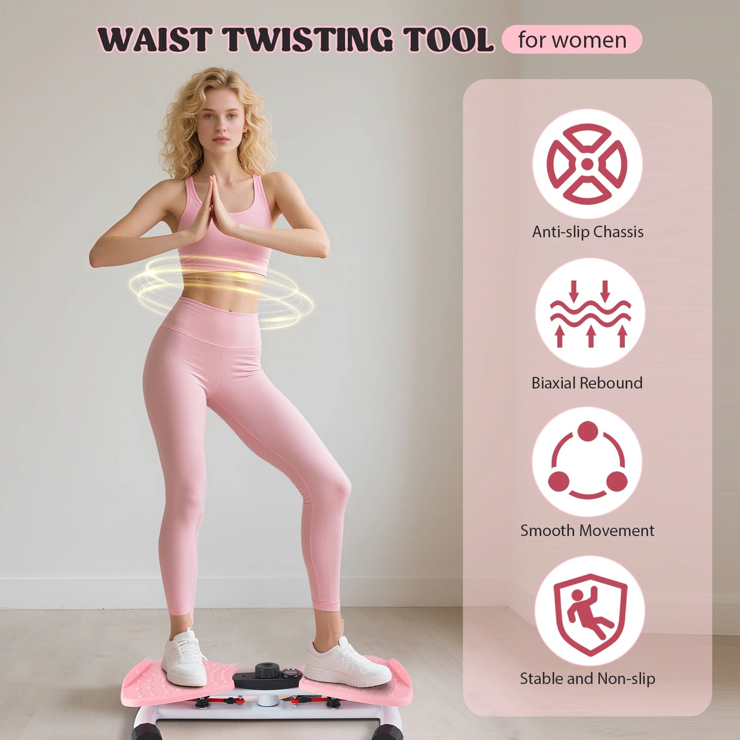 TwistCore Pro – Rotierendes, magnetisches Balance Board für Bauch, Taille & Core-Training